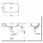 Chậu rửa mặt lavabo TOTO PJS06WE#MW đá, đặt bàn - Ảnh 5