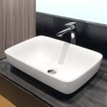 Chậu rửa mặt lavabo TOTO PJS06WE#GW đá, đặt bàn - Ảnh 2