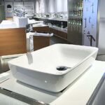 Chậu rửa mặt lavabo TOTO PJS06WE#GW đá, đặt bàn - Ảnh 4