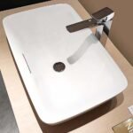 Chậu rửa mặt lavabo TOTO PJS06WE#MW đá, đặt bàn - Ảnh 3