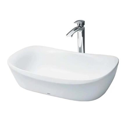 Chậu rửa mặt lavabo TOTO PJS07WE#GW đá, đặt bàn