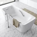 Bồn tắm TOTO PJY1724WHPWEN#MW đá cẩm thạch đặt sàn, có tay vịn - Ảnh 6