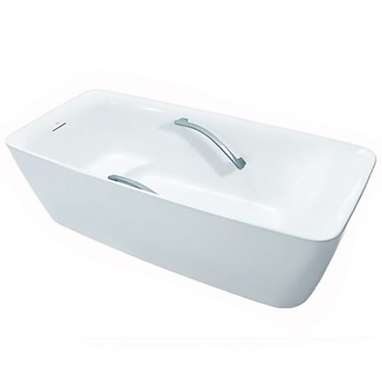 Bồn tắm TOTO PJY1724WHPWEN#MW đá cẩm thạch đặt sàn, có tay vịn