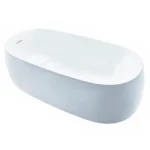 Bồn tắm TOTO PJY1744PWEN#GW/ TVBF412 đá cẩm thạch đặt sàn, kèm ống thải TVBF412