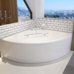 Bồn tắm TOTO PPY1543-4HPE#P dạng góc ngọc trai, bộ xả nhấn DB505R-2B - Ảnh 2