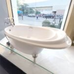 Bồn tắm TOTO PPY1610PTE#P/ TVBF412 đặt sàn ngọc trai kèm ống thải TVBF412 - Ảnh 2