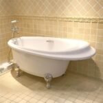 Bồn tắm TOTO PPY1610PTE#P/ TVBF412 đặt sàn ngọc trai kèm ống thải TVBF412 - Ảnh 5