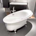 Bồn tắm TOTO PPY1610PTE#P/ TVBF412 đặt sàn ngọc trai kèm ống thải TVBF412 - Ảnh 3