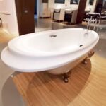 Bồn tắm TOTO PPY1610PTE#P/ TVBF412 đặt sàn ngọc trai kèm ống thải TVBF412 - Ảnh 4