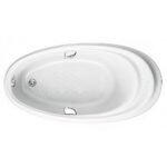 Bồn tắm TOTO PPY1610PTE#S xây ngọc trai, kèm ống thải TVBF412