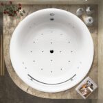 Bồn tắm TOTO PPYB1720HPTE#P/ TVBF412 đặt sàn, có tay vịn, sục khí, kèm ống thải TVBF412 - Ảnh 3