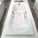 Bồn tắm TOTO PPY1750HPE#P/ DB505R-3B/ TVBF412 đặt sàn ngọc trai, có tay vịn, kèm ống thải TVBF412 - Ảnh 2