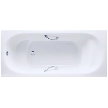 Bồn tắm TOTO PPY1750HPE#P/ DB505R-3B/ TVBF412 đặt sàn ngọc trai, có tay vịn, kèm ống thải TVBF412