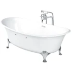 Bồn tắm TOTO PPY1806PWNE#P đặt sàn ngọc trai, kèm chân