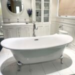 Bồn tắm TOTO PPY1806PWNE#P đặt sàn ngọc trai, kèm chân - Ảnh 5