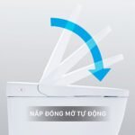 Bồn cầu thông minh INAX AC-819VN/ BW1 SARAS AUTO OPEN - Ảnh 5