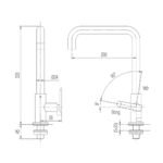 Vòi chén INAX SFV-30 (SFV30) lạnh - Ảnh 4