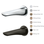 Vòi xả bồn tắm TOTO TBG01001B#PN dòng GO, màu Nickel bóng - Ảnh 6