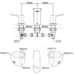 Vòi xả bồn tắm TOTO TBG01201BA#MBL dòng GO (3 lỗ) đen mờ - Ảnh 2