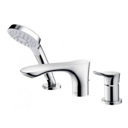 Vòi xả bồn tắm TOTO TBG01305BB, nóng lạnh, dòng GO (3 lỗ), màu Crom bóng, kèm tay sen
