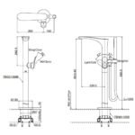 Sen cây bồn tắm TOTO TBG01306BA dòng GO mạ Crom bóng - Ảnh 2