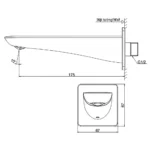 Vòi xả bồn tắm TOTO TBG02001B#PFG âm tường dòng GR, màu vàng Pháp bóng - Ảnh 5