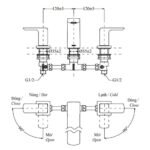 Vòi xả bồn tắm TOTO TBG02201BA nóng lạnh, dòng GR (3 lỗ) - Ảnh 2