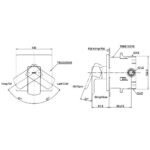 Van điều chỉnh nhiệt độ TOTO TBG02303BB#MBL (không kèm phụ kiện âm tường) - Ảnh 2