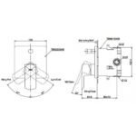 Van điều chỉnh nhiệt độ TOTO TBG02304BA/ TBN01001B (kèm phụ kiện âm tường) - Ảnh 5