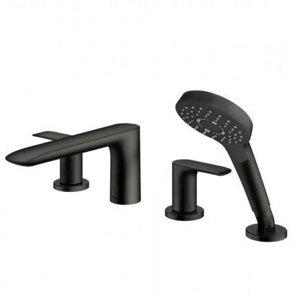 Vòi xả bồn tắm TOTO TBG04202BC#MBL nóng lạnh, dòng GA (4 lỗ), màu đen mờ, kèm tay sen