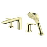 Vòi xả bồn tắm TOTO TBG04202BB#PFG nóng lạnh, dòng GA (4 lỗ), màu vàng pháp bóng, kèm tay sen