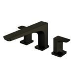 Vòi xả bồn tắm TOTO TBG07201B#MBL nóng lạnh, dòng GE (3 lỗ)m màu đen mờ