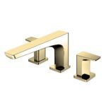 Vòi xả bồn tắm TOTO TBG07201B#PBR nóng lạnh, dòng GE (3 lỗ), màu Đồng bóng