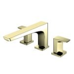 Vòi xả bồn tắm TOTO TBG07201B#PFG nóng lạnh, dòng GE (3 lỗ), màu Vàng pháp bóng