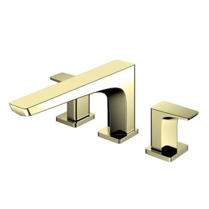 Vòi xả bồn tắm TOTO TBG07201B#PFG nóng lạnh, dòng GE (3 lỗ), màu Vàng pháp bóng
