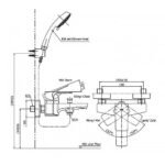Vòi sen tắm TOTO TBG07302BA#MBL nóng lạnh (không kèm tay sen) dòng GE - Ảnh 2