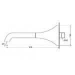 Vòi xả bồn tắm TOTO TBG08001B#PN dòng GC, màu Nickel bóng - Ảnh 6