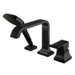 Vòi xả bồn tắm TOTO TBG08305AA#MBL nóng lạnh, dòng GC (3 lỗ), màu đen mờ, kèm tay sen