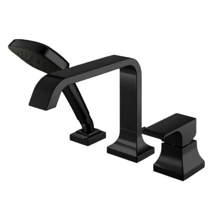 Vòi xả bồn tắm TOTO TBG08305AA#MBL nóng lạnh, dòng GC (3 lỗ), màu đen mờ, kèm tay sen