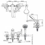 Vòi xả bồn tắm TOTO TBG09202A#PN nóng lạnh, dòng GM (4 lỗ), màu Nickel bóng. Kèm tay sen - Ảnh 5