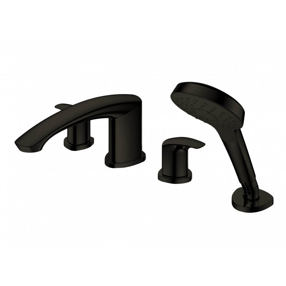 tbg09202a-mbl-3854.jpg Vòi xả bồn tắm TOTO TBG09202A#MBL nóng lạnh, dòng GM (4 lỗ), màu đen mờ, kèm tay sen - Ảnh 1