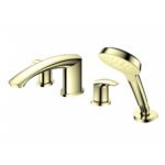 Vòi xả bồn tắm TOTO TBG09202A#PFG nóng lạnh, dòng GM (4 lỗ), màu Vàng pháp bóng, kèm tay sen