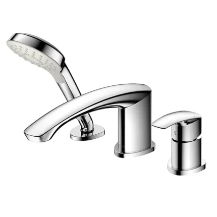 Vòi xả bồn tắm TOTO TBG09305AA nóng lạnh, dòng GM (3 lỗ), màu chrome, kèm tay sen