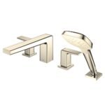 Vòi xả bồn tắm TOTO TBG10202A#PBR nóng lạnh, dòng GB (4 lỗ), màu đồng bóng, kèm tay sen