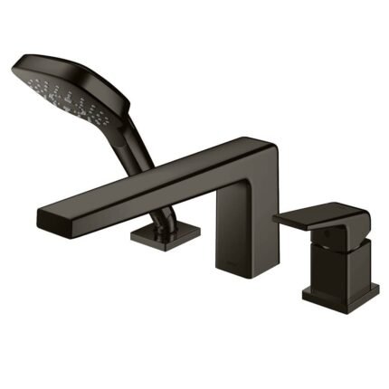 Vòi xả bồn tắm TOTO TBG10305BC#MBL nóng lạnh, dòng GB (3 lỗ), màu đen mờ, kèm tay sen