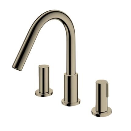 Vòi xả bồn tắm TOTO TBG11201B#BBR nóng lạnh, dòng GF (3 lỗ), màu đồng mờ