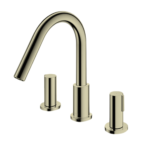 Vòi xả bồn tắm TOTO TBG11201B#BFG nóng lạnh, dòng GF (3 lỗ), màu vàng Pháp mờ