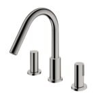 Vòi xả bồn tắm TOTO TBG11201B#BN nóng lạnh, dòng GF (3 lỗ), màu Nikel mờ