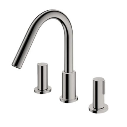 Vòi xả bồn tắm TOTO TBG11201B#BN nóng lạnh, dòng GF (3 lỗ), màu Nikel mờ