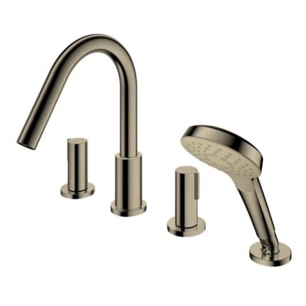 Vòi xả bồn tắm TOTO TBG11202A#BBR nóng lạnh, dòng GF (4 lỗ), màu đồng mờ, kèm tay sen